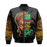 Black Queen Bomber Jacket